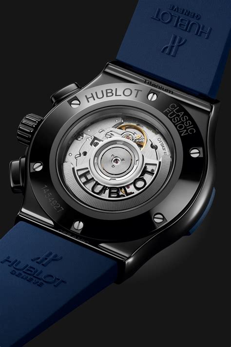 hublot classic fusion blue black ceramic|hublot classic fusion movement.